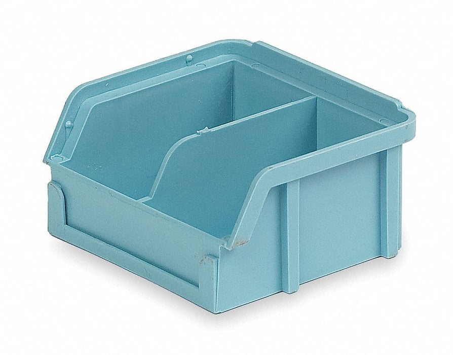 Hang and Stack Bin Light Blue PP 2 in