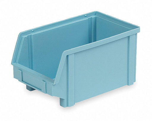Hang and Stack Bin Light Blue PP 6 in