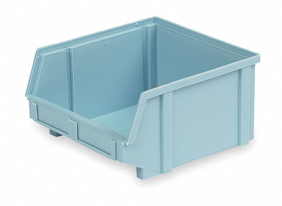 Hang and Stack Bin Light Blue PP 6 in