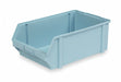 Hang and Stack Bin Light Blue PP 7 in