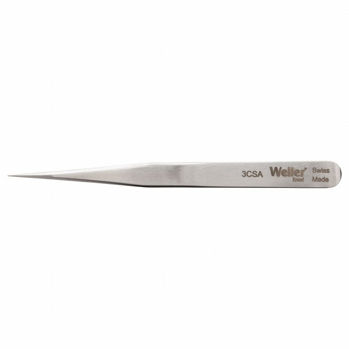 Tweezers SS Straight 4 1/4 L