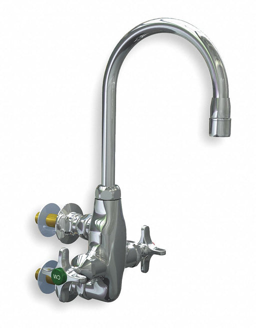 Gooseneck Chrome Brass 3.2gpm