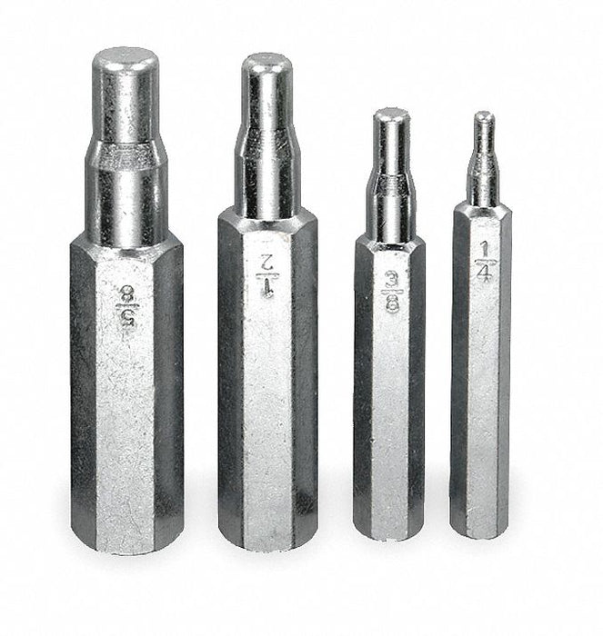 Swaging Tool Set 4 Pc 1/4-5/8 In