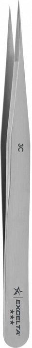 Tweezers Carbon Steel 4 1/4 L Straight