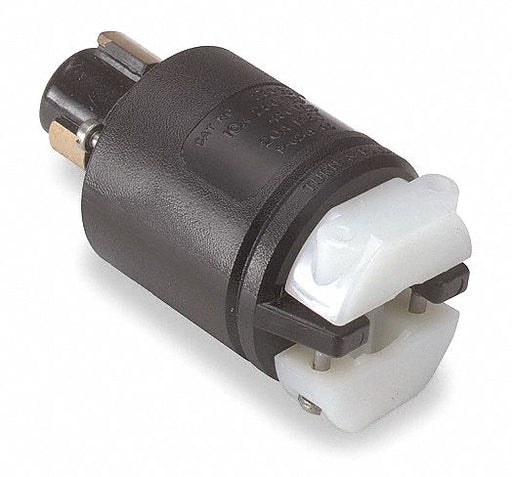 LckPlg Strt 20 A Blk White Nylon 3Blds