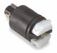 LckPlg Strt 20 A Blk White Nylon 3Blds