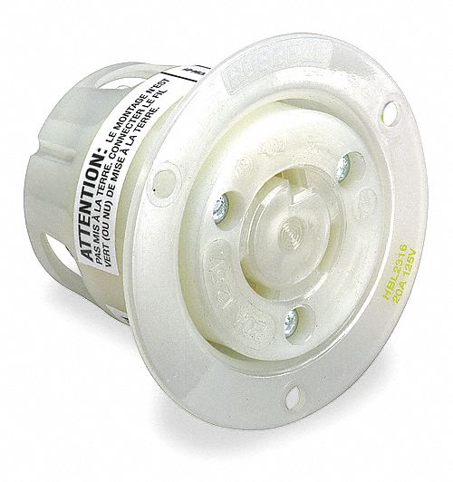 Flanged Locking Receptacle 30