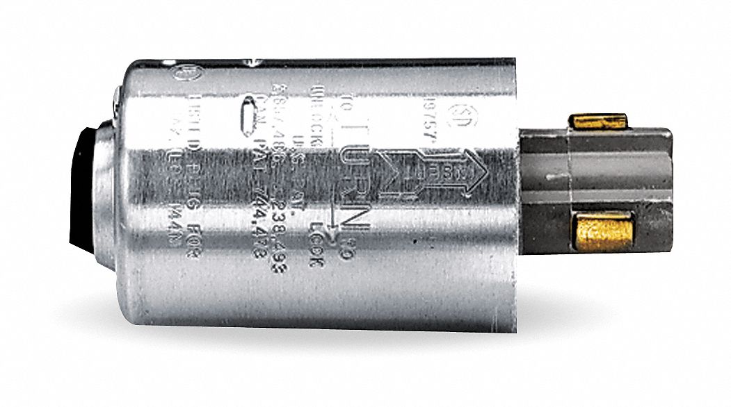 Plug Straight 20 A Chrome Aluminum 3Blds