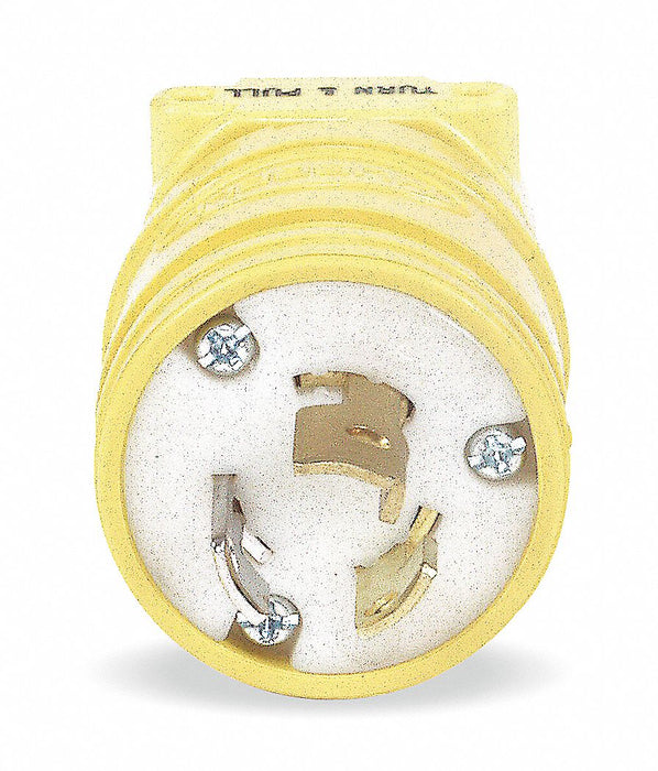 LckPlg Strt 15 A Yellow Elastomer 3Blds