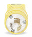 LckPlg Strt 15 A Yellow Elastomer 3Blds