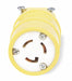 LckCon Straight 15 A Yellow Nylon L5-15R
