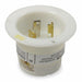 Flg LckInl 30 A White L17-30P Nylon