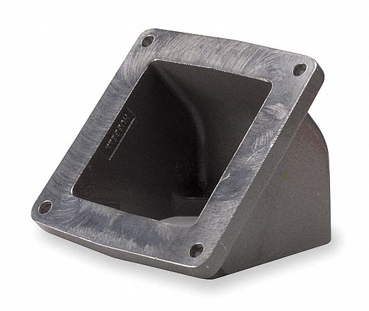 Angle Adapter Cst Alum Silver 4.5x3.44in