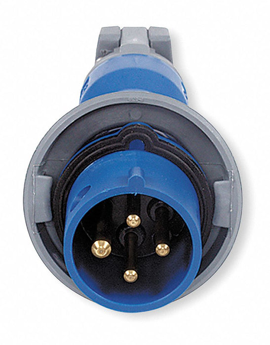 IEC Pin and Sleeve Plug 20 A Blue 3Pl