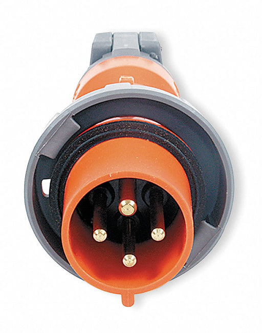 IEC Pin and Sleeve Plug 100 A Orange 3Pl