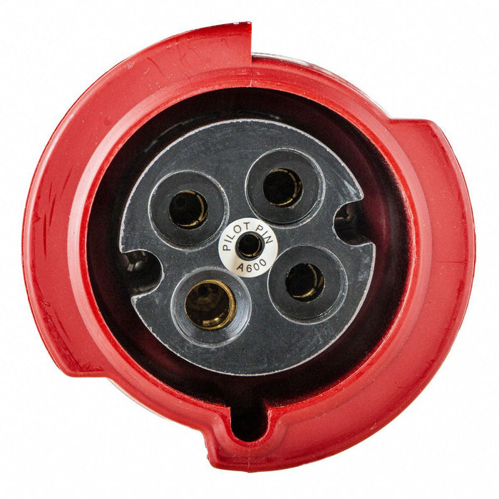 WT Pn Slv Connctr 100/125 A IEC Red 4Pl
