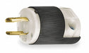LckPlg Strt 20 A Blk White Nylon 2Blds