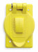 Weatherproof Cover Vertical Yellow