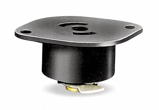 MdgFlngLckRecpt 15A Blk SS ML-2R 1Gng