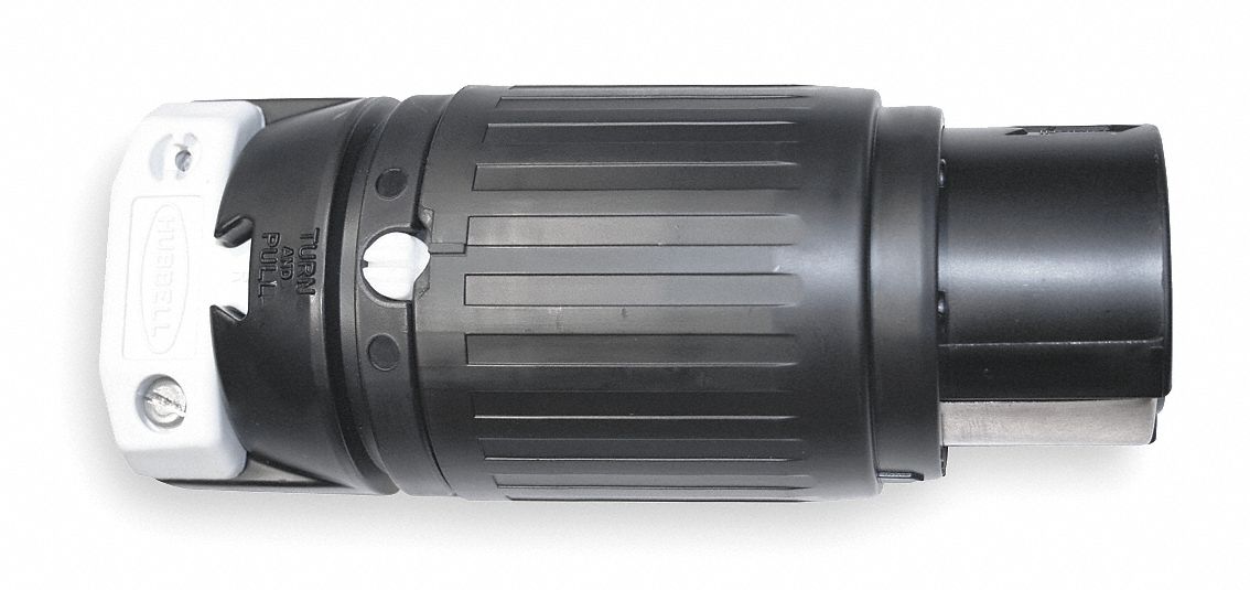 LckCon Strt 50A Blk Wht ST Nyl Non-NEMA