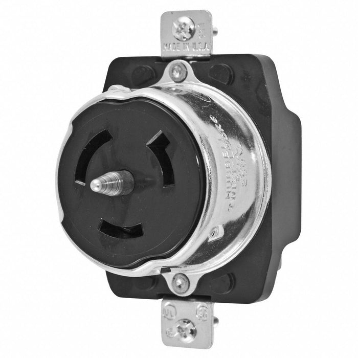 Lck Recept 50 A Blk Phenolic NoNEMA 1Gng