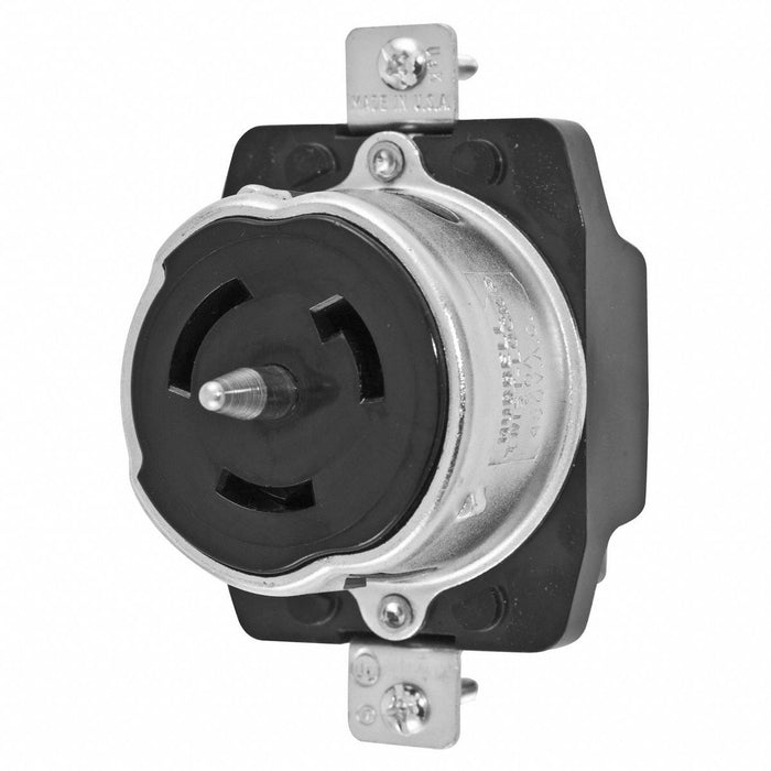 Lck Recept 50 A Blk Phenolic NoNEMA 1Gng