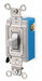 WllSwtch Gry 15A Bk Sd SnglPole/DblThrow