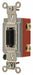 Wall Switch Blk 20A Back Side DblPole