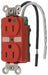 Receptacle Duplex 15A 5-15R 125V Red