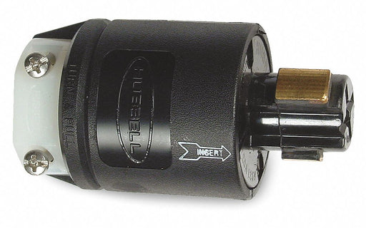 LckPlg Strt 20 A Blk White Nylon 3Blds