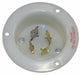 Flanged Locking Inlet White