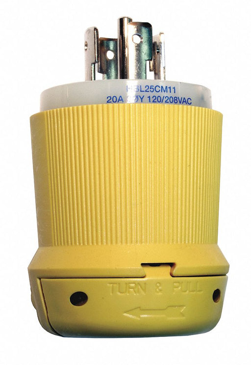 Plug 120/208VAC 20A L21-20P 4P 5W 3PH