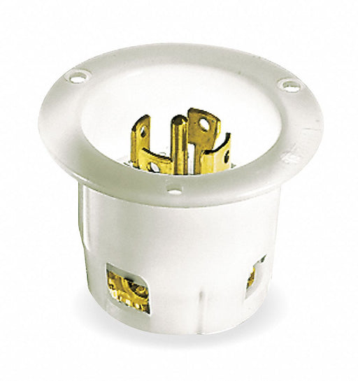 Flg LckInl 30 A White L22-30P Nylon