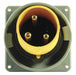 WT Pin and Sleeve Inlet Yllw 2P 3W 30 A