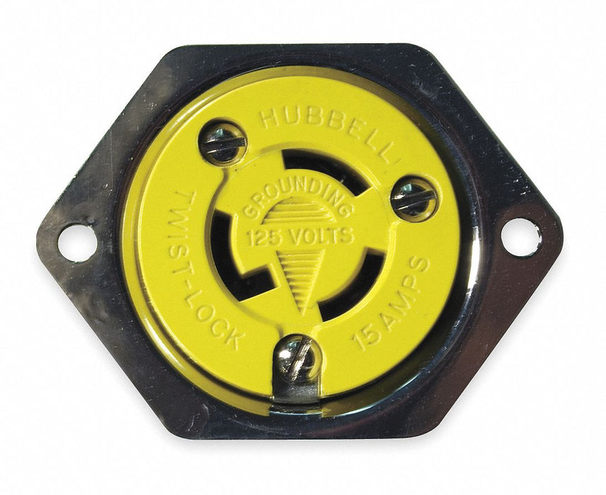 Flanged Locking Receptacle Marine 15