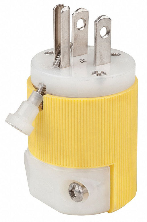 Straight Blade Plug 15A 5-15P Yellow