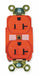 Receptacle Red 20 A 2P3W Back Side 1PK
