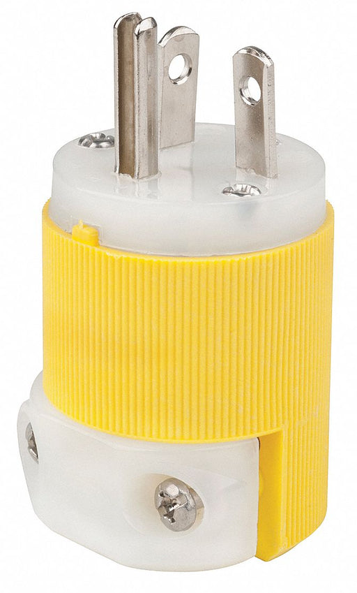 Straight Blade Plug Yllw 20 A Stnd 5-20P