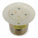 Flanged Recept White 20 A 2P3W Back 1PK