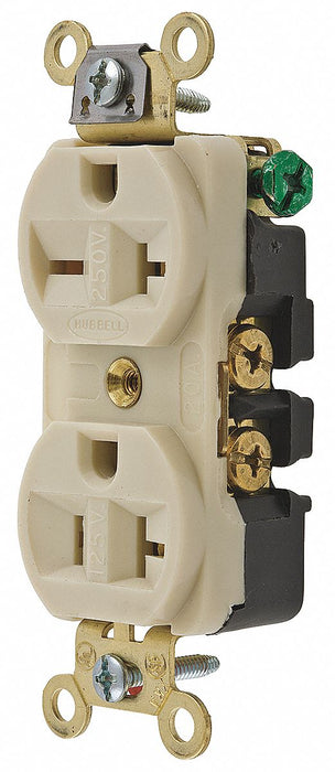 Combo Device Ivory 20 A 2P3W Bk Sd 1PK