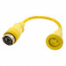 Marine Adapter 2 ft Yellow 1 Outlet