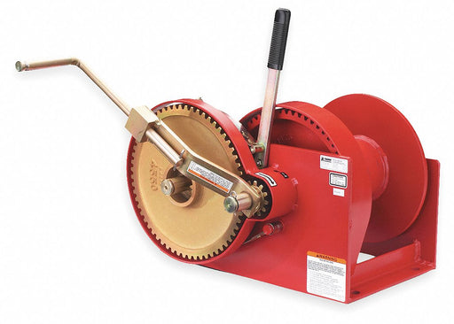 Hand Winch Spur Gear w/Brake 10 000 lb.