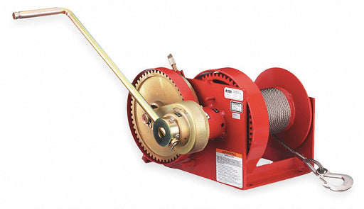 Hand Winch Spur Gear w/Brake 4000 lb.