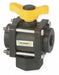 Manual 3-Way Ball Valve 1 Polypro