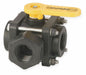 Manual 3-Way Ball Valve 3/4 Polypro