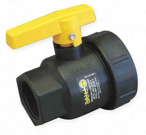 Manual 2-Way Ball Valve NPT Polypro