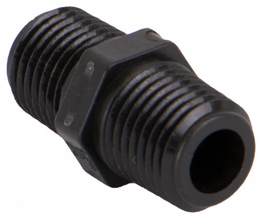 PP Straight 1/4 in NPT 1/4 in NPT