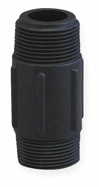 Pipe Nipple PP Black 1 1/2 in NPT