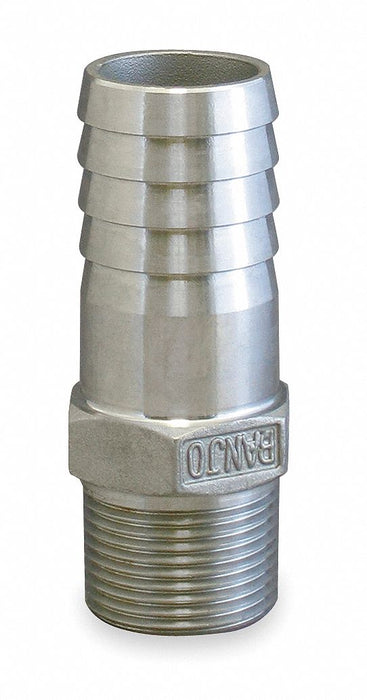 Barbed Hose Fitting Hose ID 1 NPT