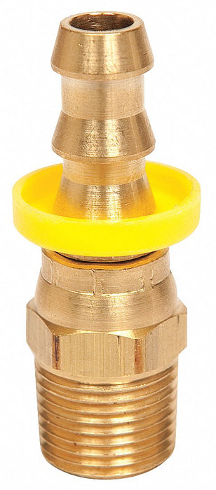 Push on Hose Fitting 3/8 x1/4 BarbxNPTF
